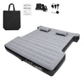 Unique Bargains Universal Inflatable Thickened 5.5-5.8ft Full-Size Short Truck Bed Kit  with Electric Air Pump Gray