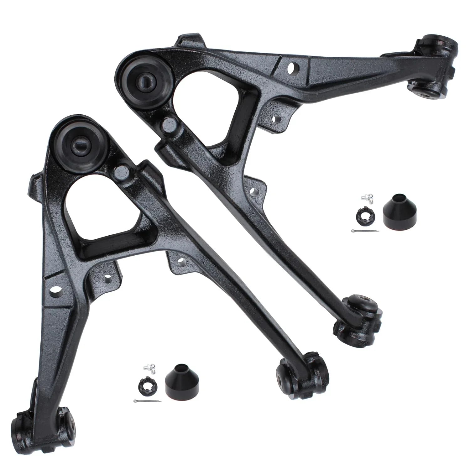 Detroit Axle - Front Lower Control Arms w/Ball Joints for Cadillac Escalade   Chevy  Avalanche Silverado Sierra 1500 Tahoe Yukon, 2 Lower Control Arms & Ball Joints Pair Replacement