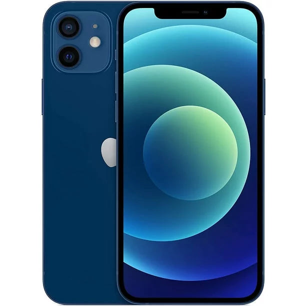 Restored iPhone 12 64GB Blue Fully Unlocked (Refurbished)