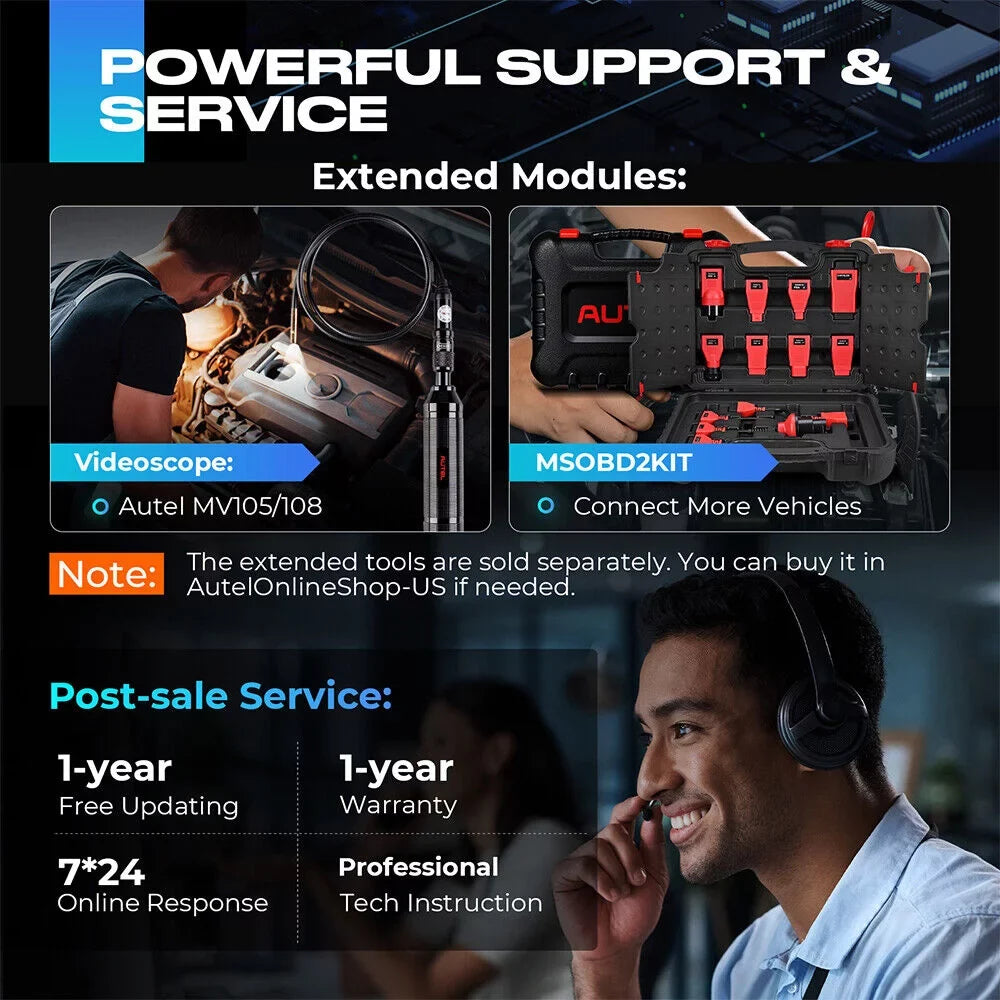 Autel MaxiPRO MP808S Car Diagnostic Scan Tool All System Diagnostics  Coding, Active Test, 30+ Service, 2 Year Free Update