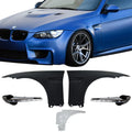 Ikon Motorsports Compatible with 07-13 E92 2Dr Complete M3 Front Fender Conversion Side Vent With  Signal