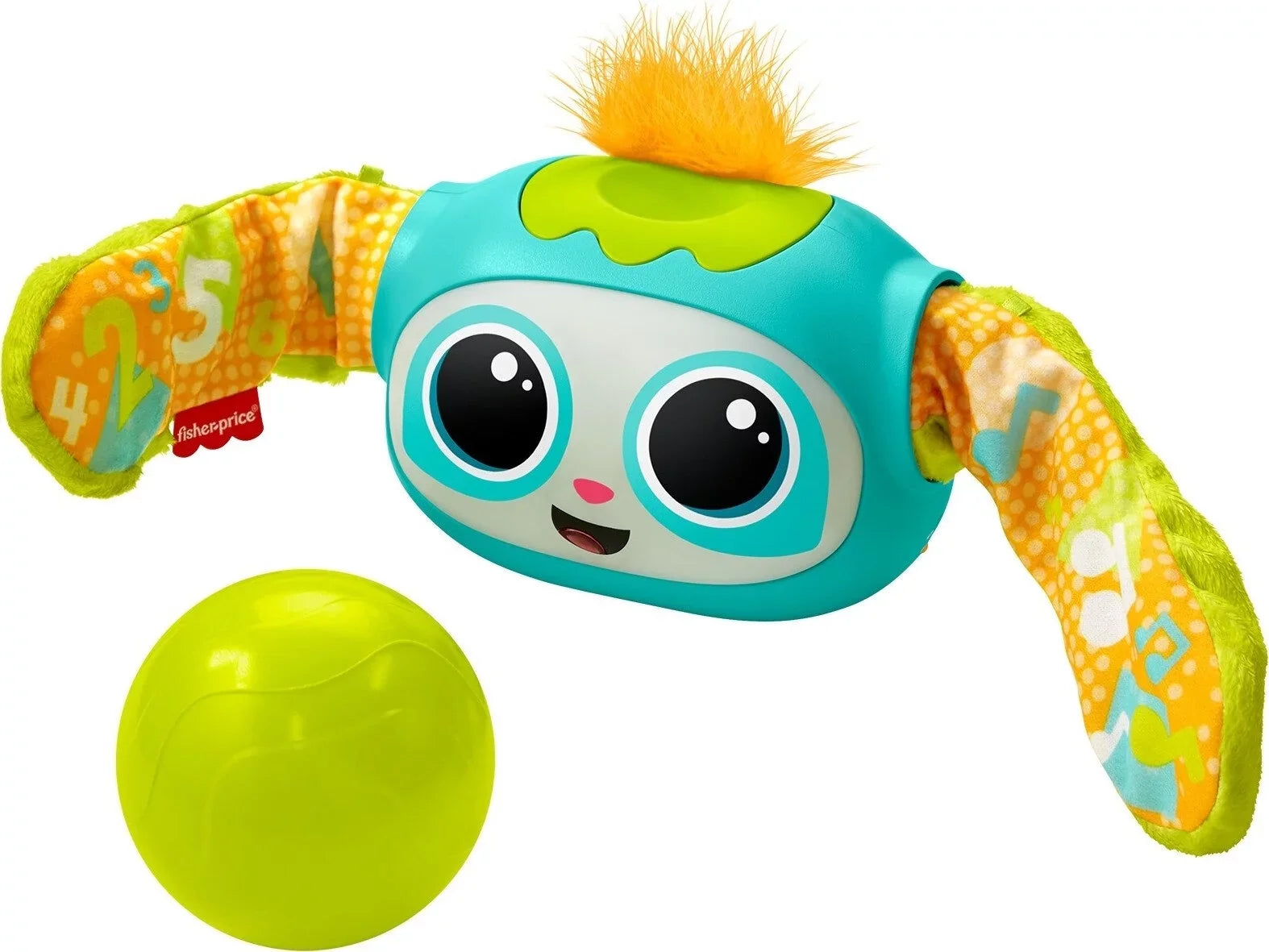 Fisher-Price Rollin’ Rovee Learning Toy with Music and Lights, Baby Toddler and Preschool Child Toy