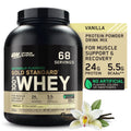 Optimum Nutrition, Gold Standard 100% Whey Protein Powder, Naturally Flavored Vanilla, 4.8 lb, 68 Servings