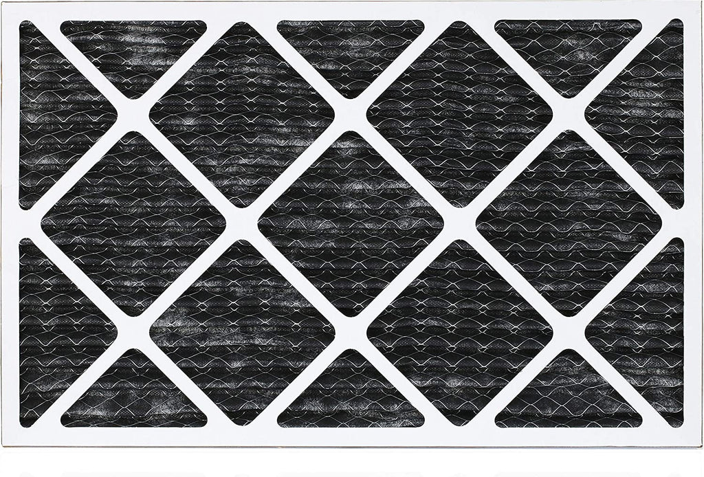Filterbuy 16x24x1  8 Odor Eliminator Pleated   Furnace Air Filters with Activated Carbon (4-Pack)