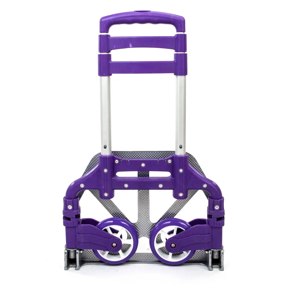 Portable Aluminium Cart Folding Dolly Push Truck Hand Collapsible Trolley Luggage