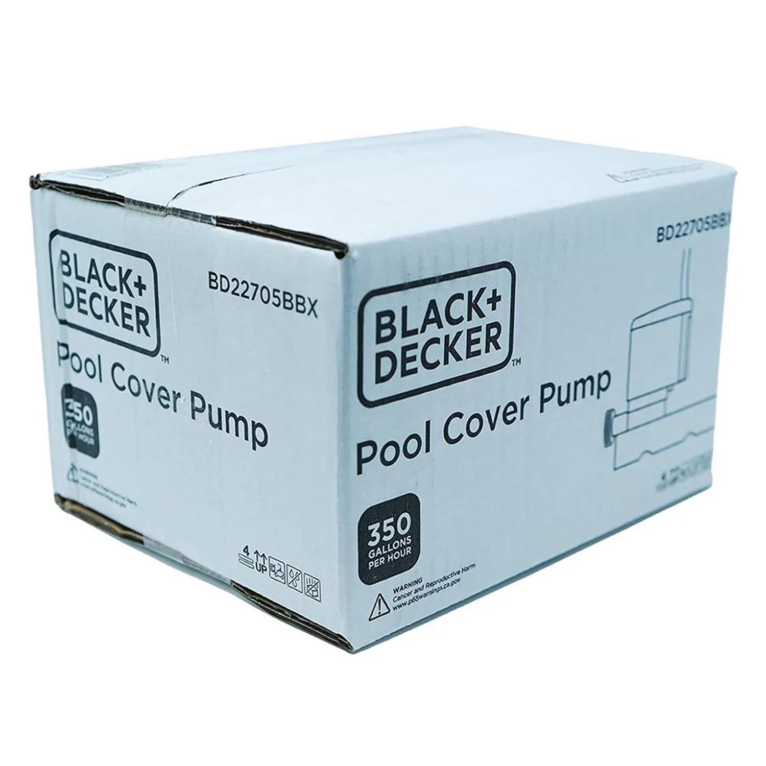 Black+Decker 350  Submersible Pool Cover Pump