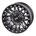 4/156 Tusk Teton Beadlock Wheel 15x7 5.0 + 2.0 Gun Metal/Black For  Wolverine  2 1000 R-Spec 2022