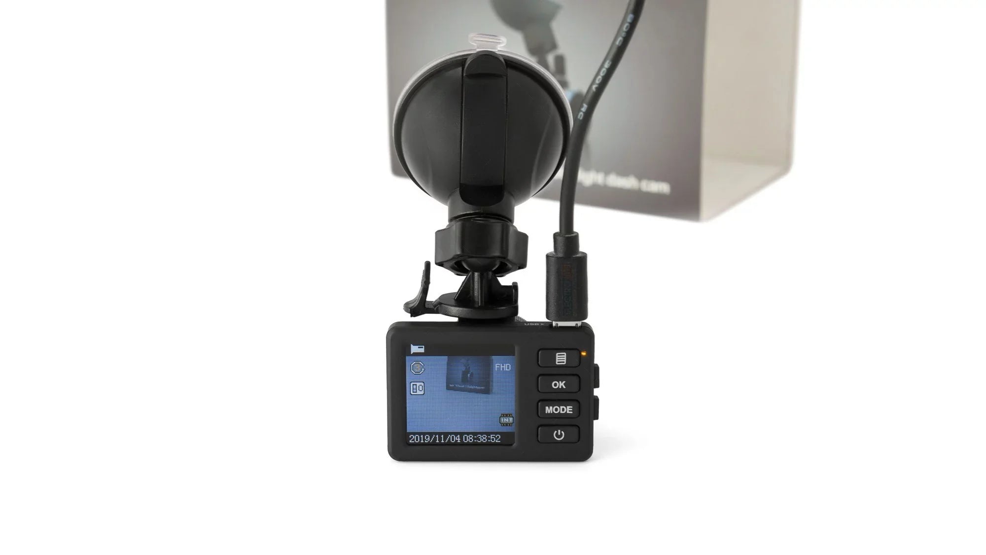 Dash Cam Police Minicab Nightvision Cam + FlipDown Rotating