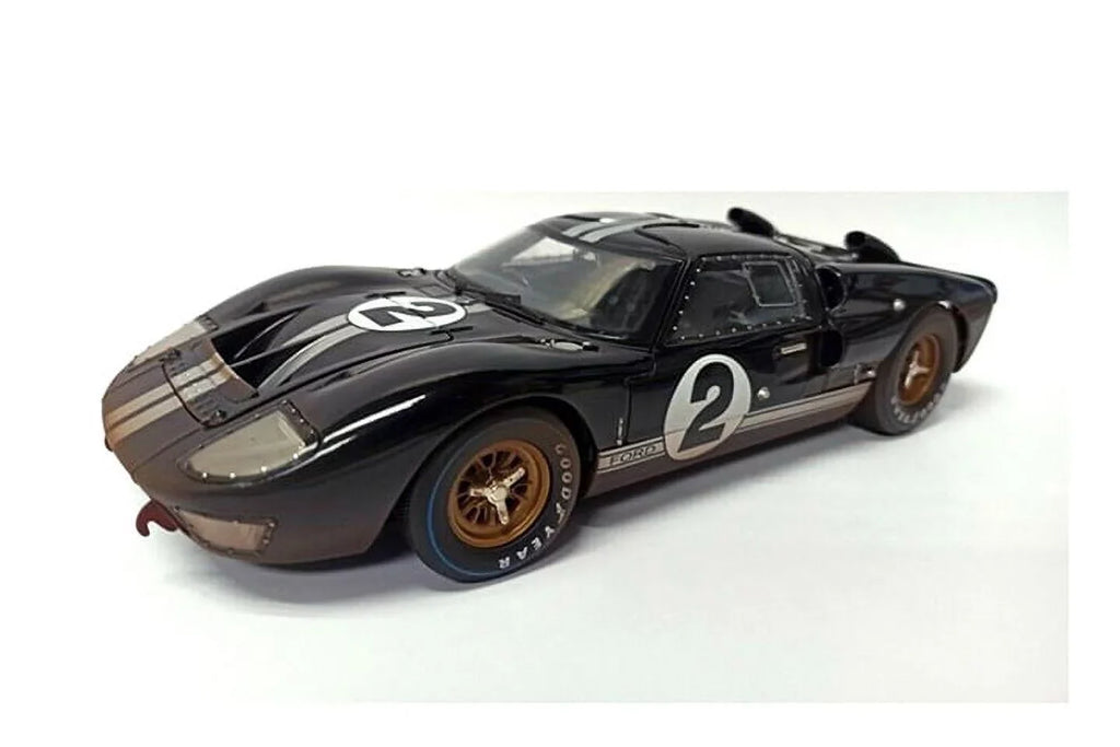 1966 Ford -40   #2 After Race (Dirty Version, Black - Shelby Collectibles SC431BK - 1/18 scale Diecast Model Toy Car