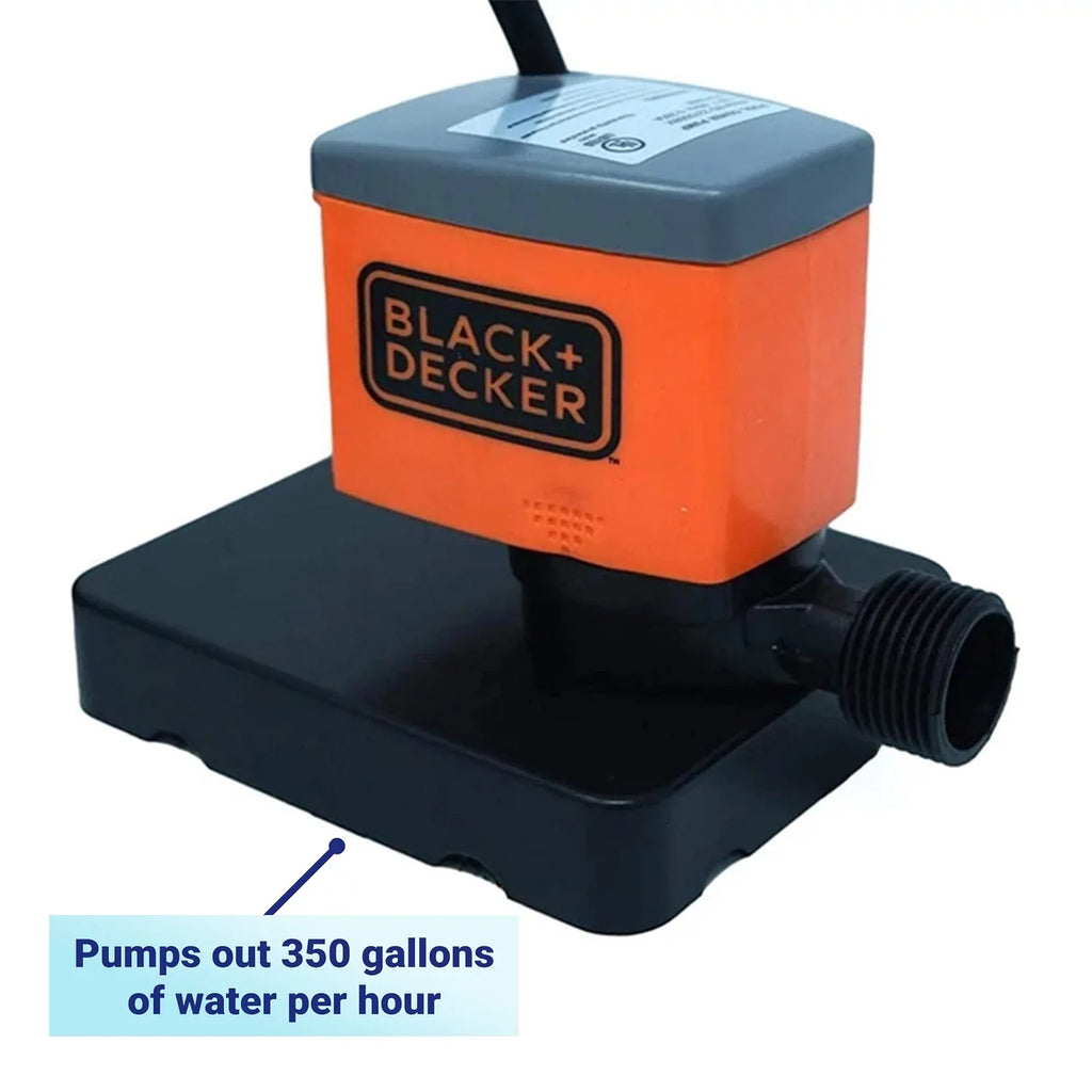 Black+Decker 350  Submersible Pool Cover Pump