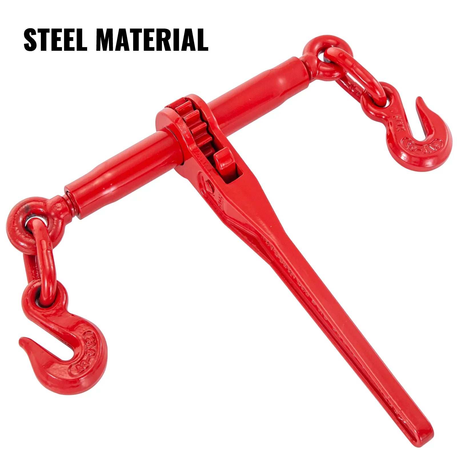 Chain Binder Ratchet Load Binder 5/16in-3/8in, 6600lbs for Tie Down, 2pcs