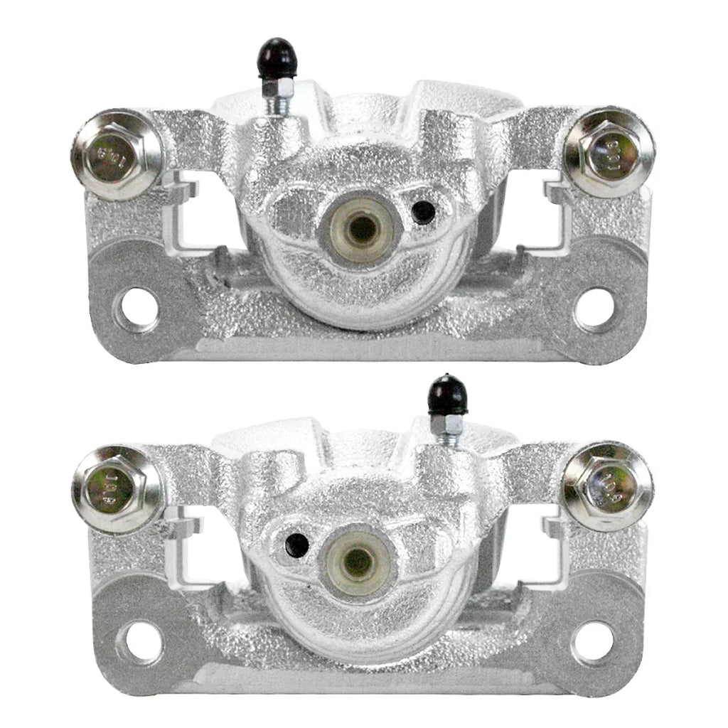 AutoShack Rear New Brake Calipers Assembly with Bracket Set of 2 Driver and Passenger Side Replacement for 2002-2012 2013 2014 2015 2016 2017 2018 Nissan Altima 2019 Maxima 2.5L 3.5L V6