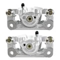 AutoShack Rear New Brake Calipers Assembly with Bracket Set of 2 Driver and Passenger Side Replacement for 2002-2012 2013 2014 2015 2016 2017 2018 Nissan Altima 2019 Maxima 2.5L 3.5L V6