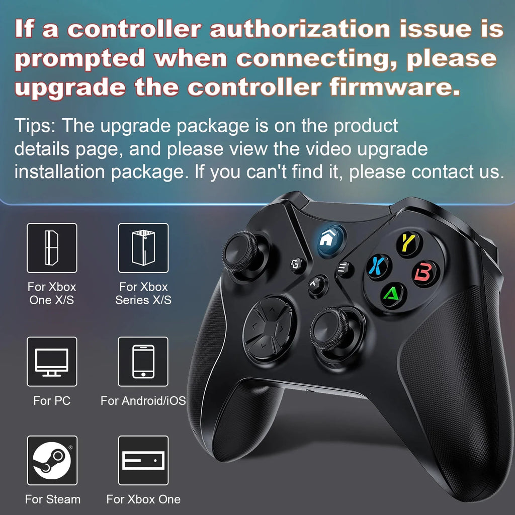 Wireless Xbox Controller for Xbox One X-S/ Xbox Series X-S/ , Support Turbo and Macro Function, with Six-Axis Sensor and Dual Vibration