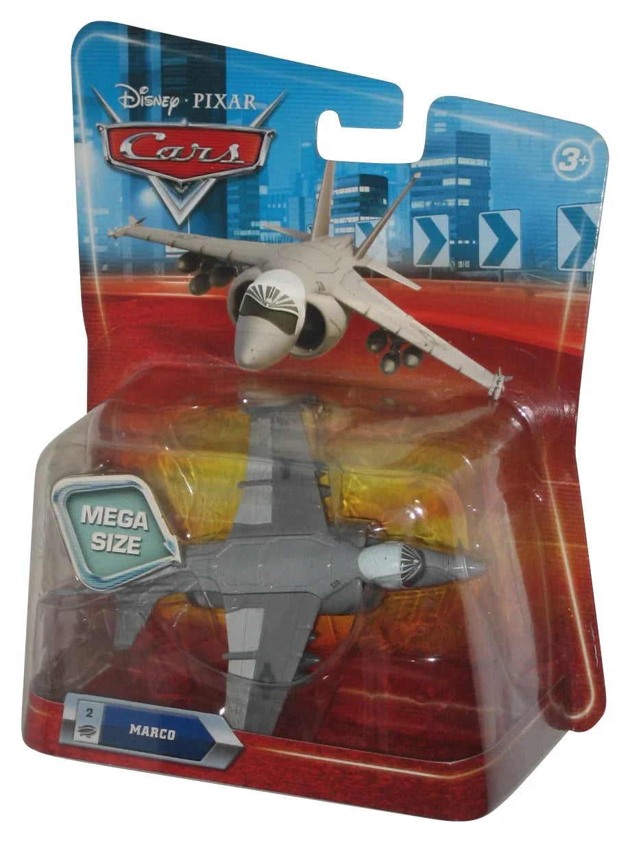 Disney World of Cars Marco The Jet (2009) Mattel Mega Size Die-Cast Toy Aircraft #2