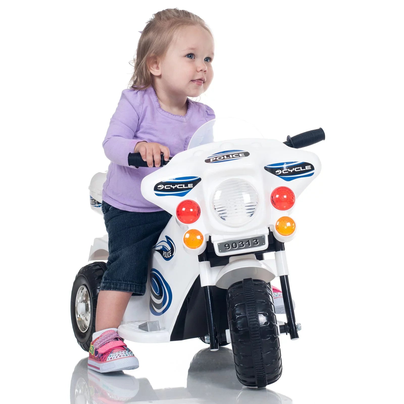 Lil Rider 80-90313W Ride on Toy 3 Wheel Motorcycle for Kids