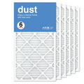AIRx Filters Dust 16x30x1 Air Filter Replacement  8  Furnace Pleated Filter, 6-Pack