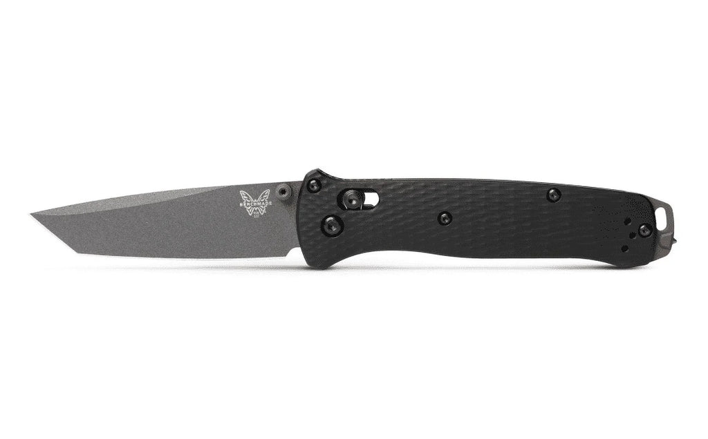 Benchmade Tanto Blade Black Aluminum Handle Folding Knife - -537GY-03