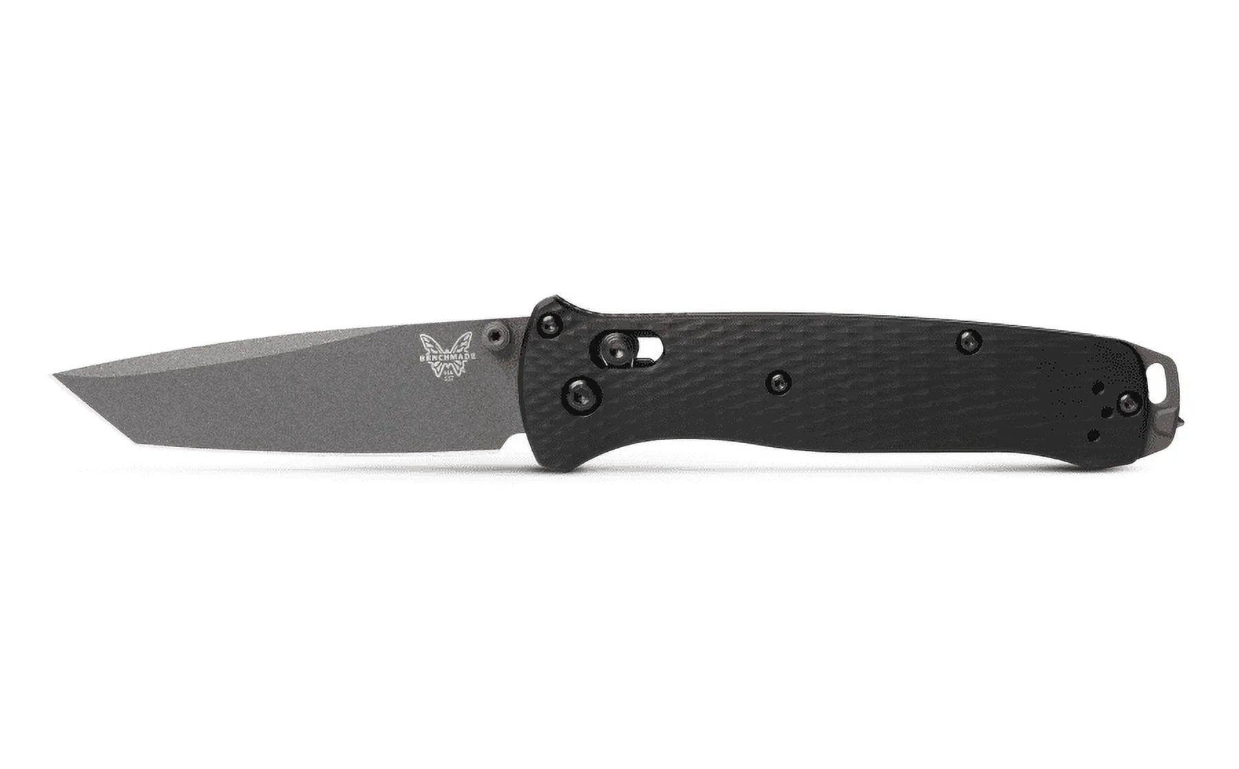 Benchmade Tanto Blade Black Aluminum Handle Folding Knife - -537GY-03