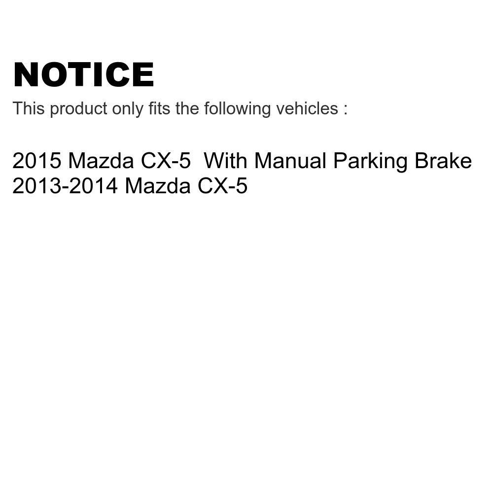 Front Rear Ceramic Brake Pads Kit For Mazda -5 -100264