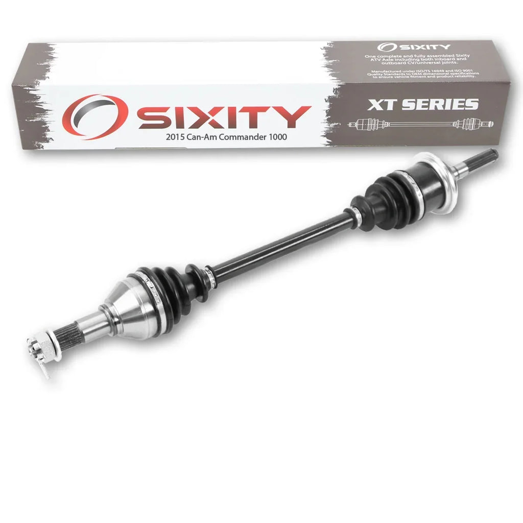 Sixity  Front Right Axle compatible with Can-Am Commander 1000 2015 -  1000   4X4