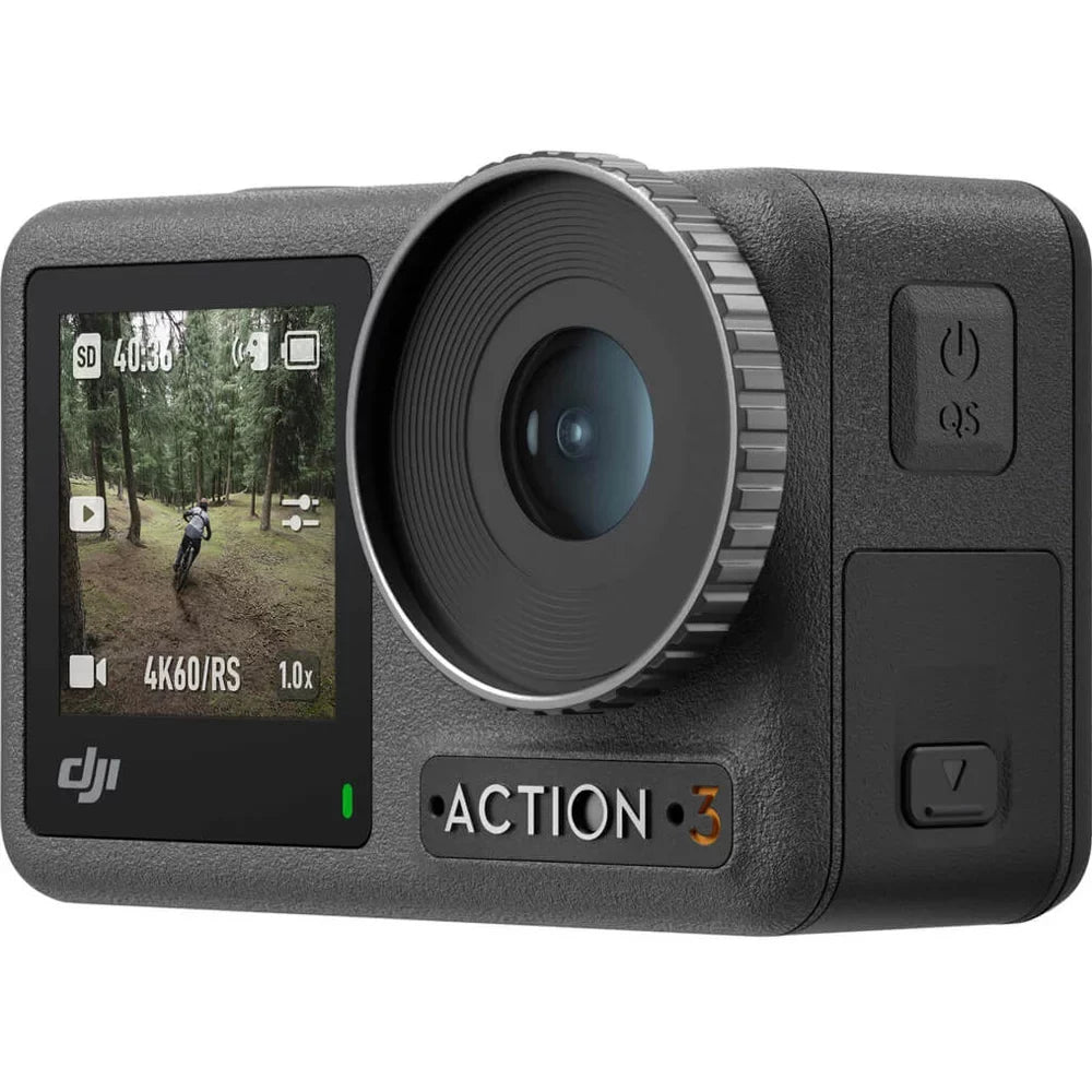 Osmo Action 3 Action Camera, Adventure Combo 4K 120fps Super-Wide  Bundle with  Care Refresh 1-Yr Plan for  Osmo Action 3 and Premium Custom Case