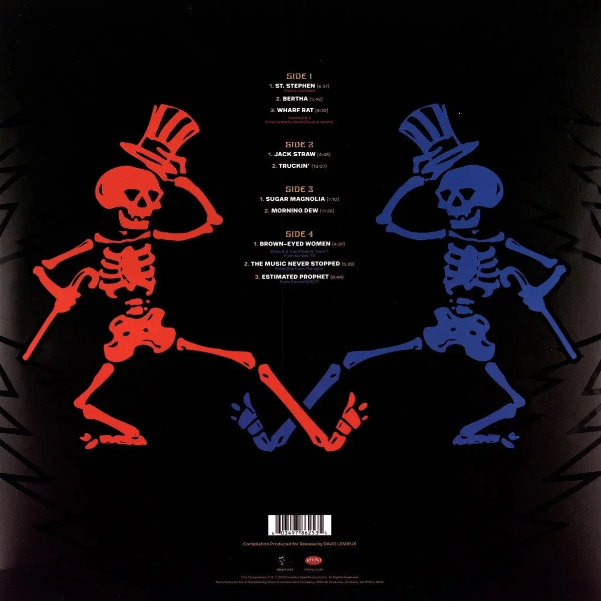 Grateful Dead - Best Of The Grateful Dead Live: 1969-1977 - Vol 1 - Rock - Vinyl