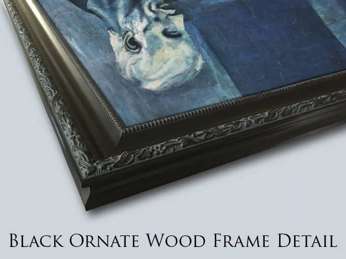 Easely Peak, Boulder Mountains, Idaho - Sepia 2x Matted 24x14 Black Ornate Framed Art Print by Fitzharris, Tim