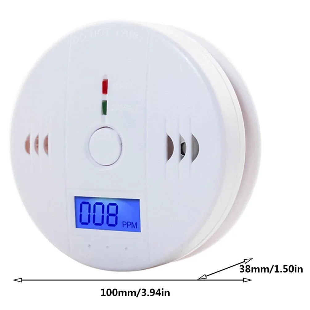 Carbon Monoxide Detector, Carbon Monoxide Alarm for House and Bedroom Battery Powered