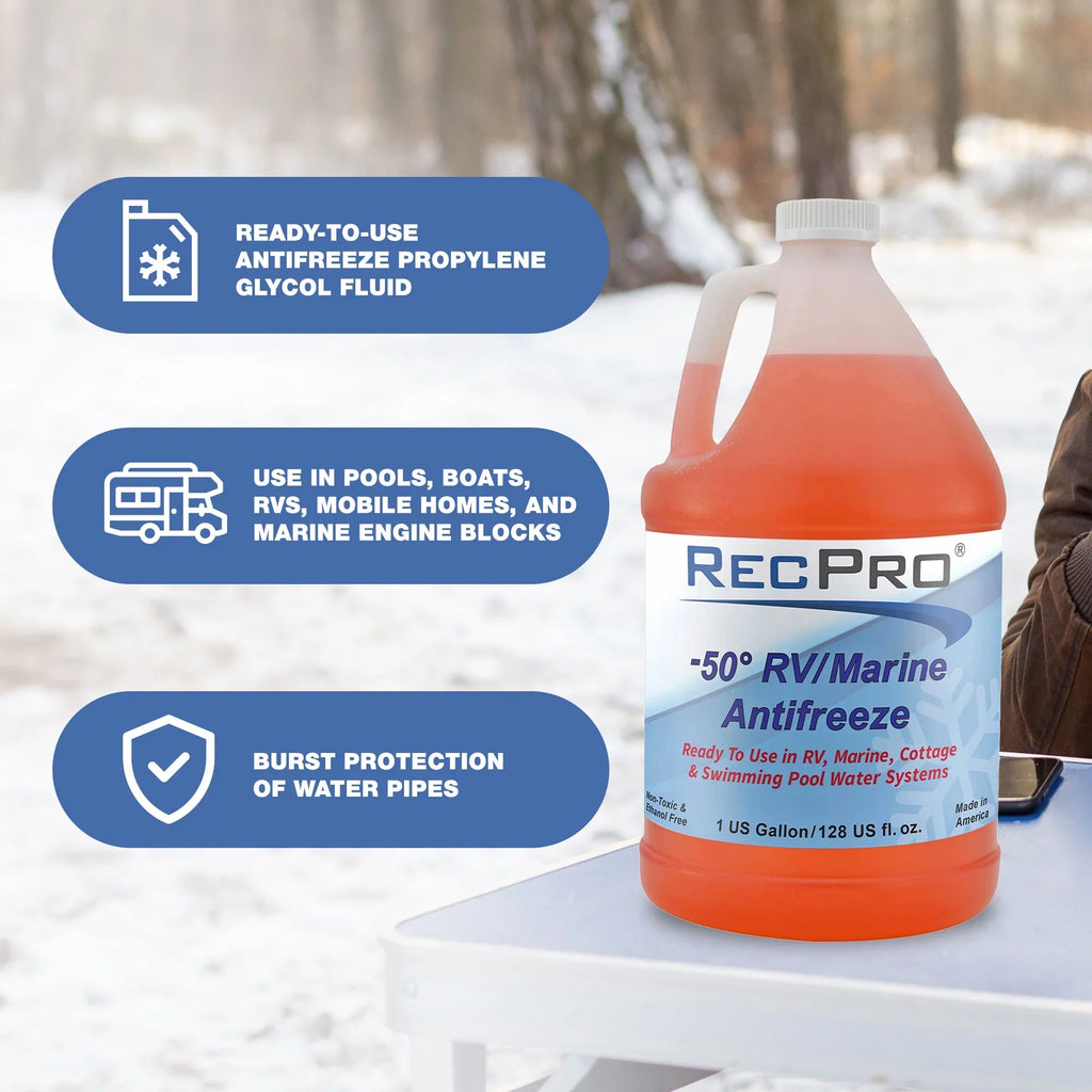 RecPro  Antifreeze Concentrate Fluid for Winterizing Vehicles (2 Pack)