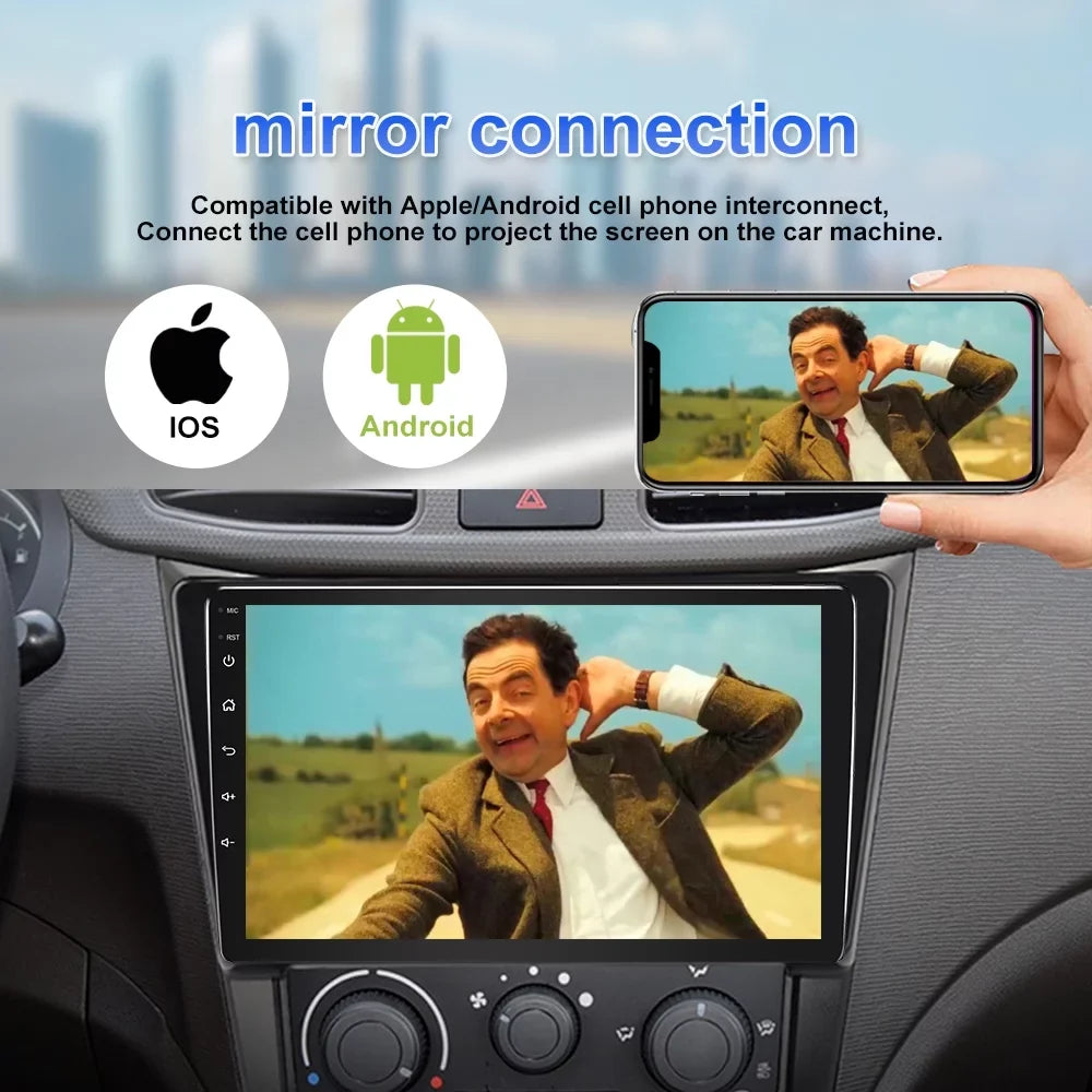 9 inch Apple CarPlay & Android Auto Car Stereo Receiver, Car Radio Compatible with 2010-2013 Mazda 3 with backup camera