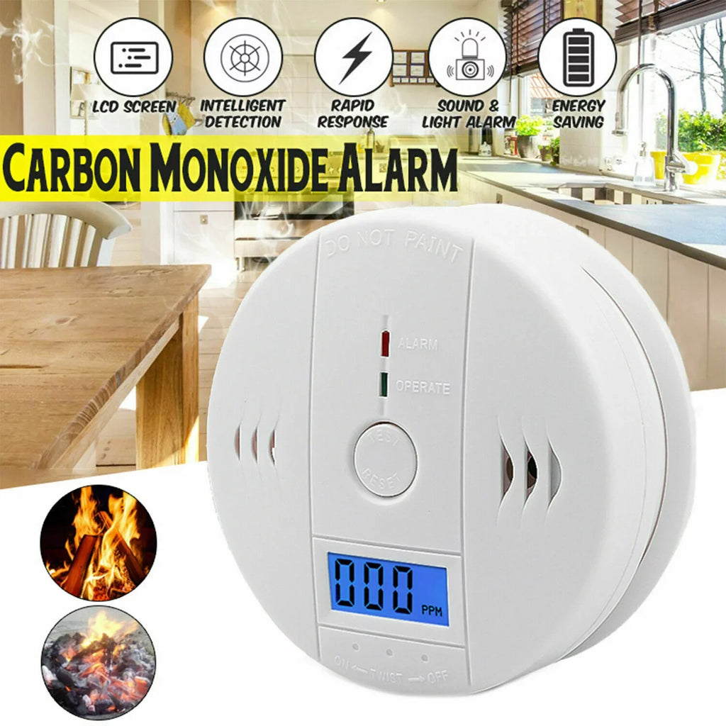 Carbon Monoxide Detector, Carbon Monoxide Alarm for House and Bedroom Battery Powered