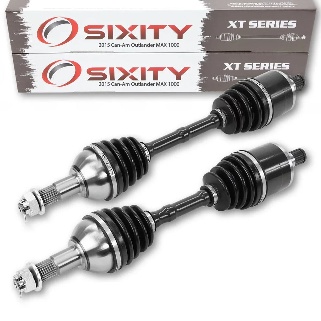 2 pc Sixity  Rear Left Right Axle compatible with Can-Am Outlander  1000 2015 -    4X4