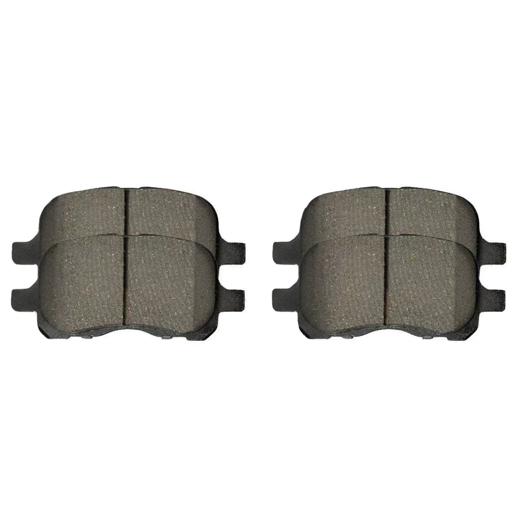 AutoShack Front Drilled Slotted Brake Rotors Black and Ceramic Pads Kit Driver and Passenger Side Replacement for 1998-2002 Toyota Corolla 1998 1999 2000 2001 2002 Chevrolet Prizm 1.8L