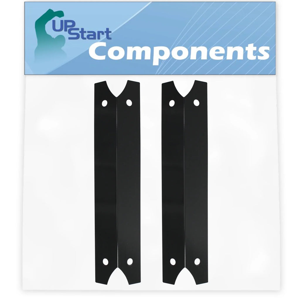 2-Pack  Grill Heat Shield Plate Tent Replacement Parts for Charmglow 810-6830-0 - Compatible Barbeque Porcelain Steel Flame Tamer, Flavorizer Bar, Vaporizer Bar, Burner Cover 17 3/4"