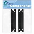 2-Pack  Grill Heat Shield Plate Tent Replacement Parts for Charmglow 810-6830-0 - Compatible Barbeque Porcelain Steel Flame Tamer, Flavorizer Bar, Vaporizer Bar, Burner Cover 17 3/4"