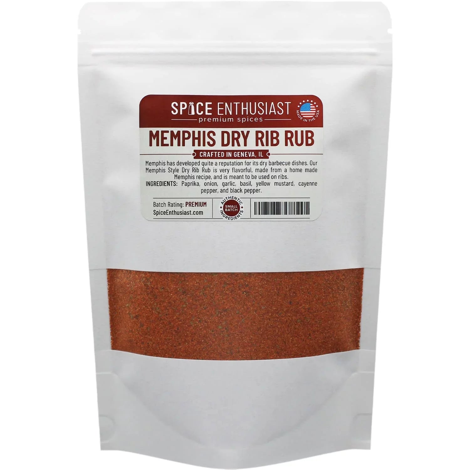 Spice Enthusiast Memphis Style Dry Rib Rub - 8 Oz