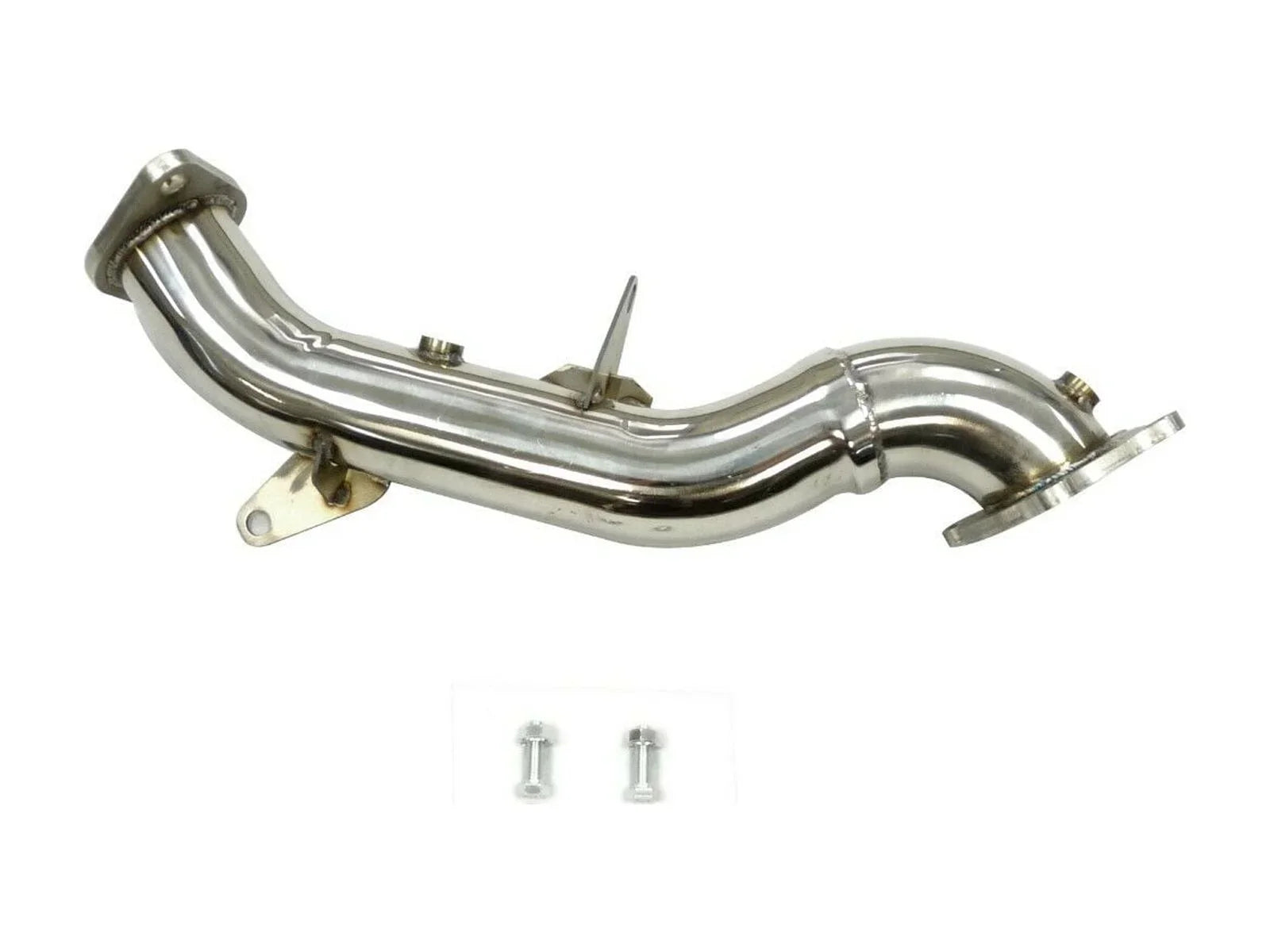 Stainless Straight Flow Pipe For 13 thru 18 Cadillac  4-Door , 15 thru 19  2.0L By -