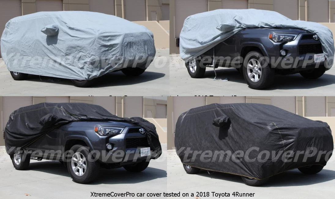 Car Cover fits 2019 2020 Cadillac XT4  XtremeCoverPro Waterproof Silver Series Grey