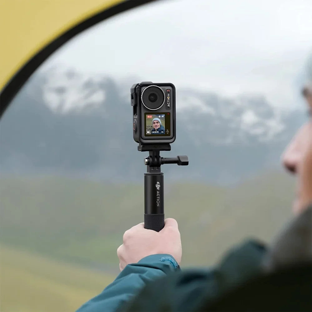 Osmo Action 3 Action Camera, Adventure Combo 4K 120fps Super-Wide  Bundle with  Care Refresh 1-Yr Plan for  Osmo Action 3 and Premium Custom Case