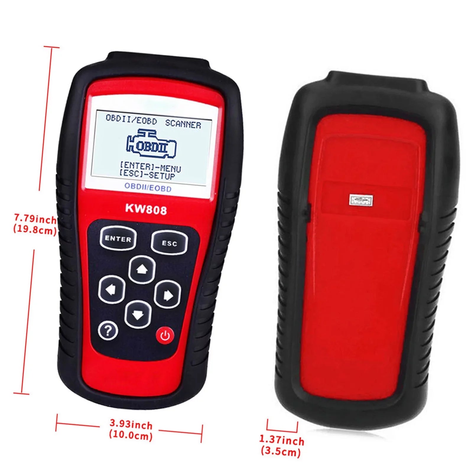 /  Cars Code Reader and Auto Scanner Detection Decoder KW808 User Friendly Automotive Diagnostic Scanner for  Car Maintenance