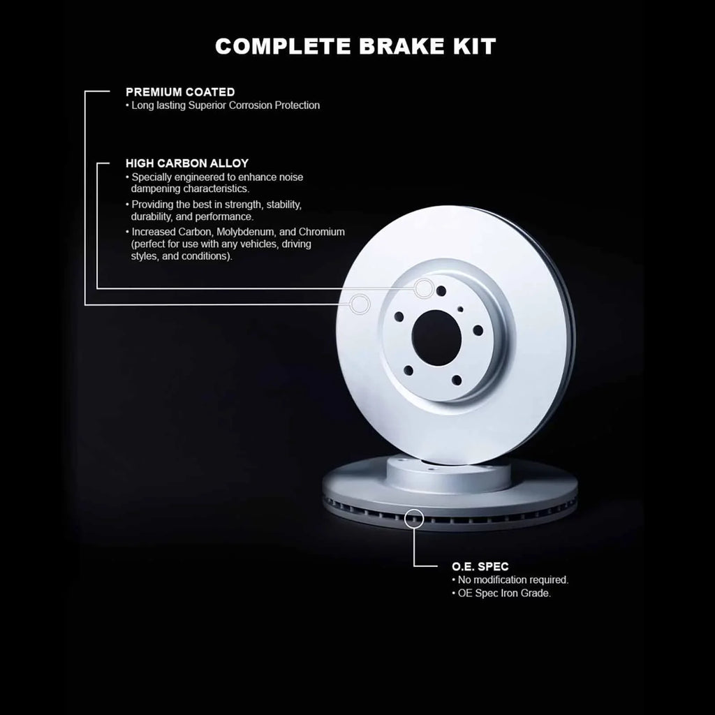 R1 Concepts Wdpn1 13023 R1 Concepts Brake Rotor Carbon Coated Fits select: 2018-2022  , 2017-2022