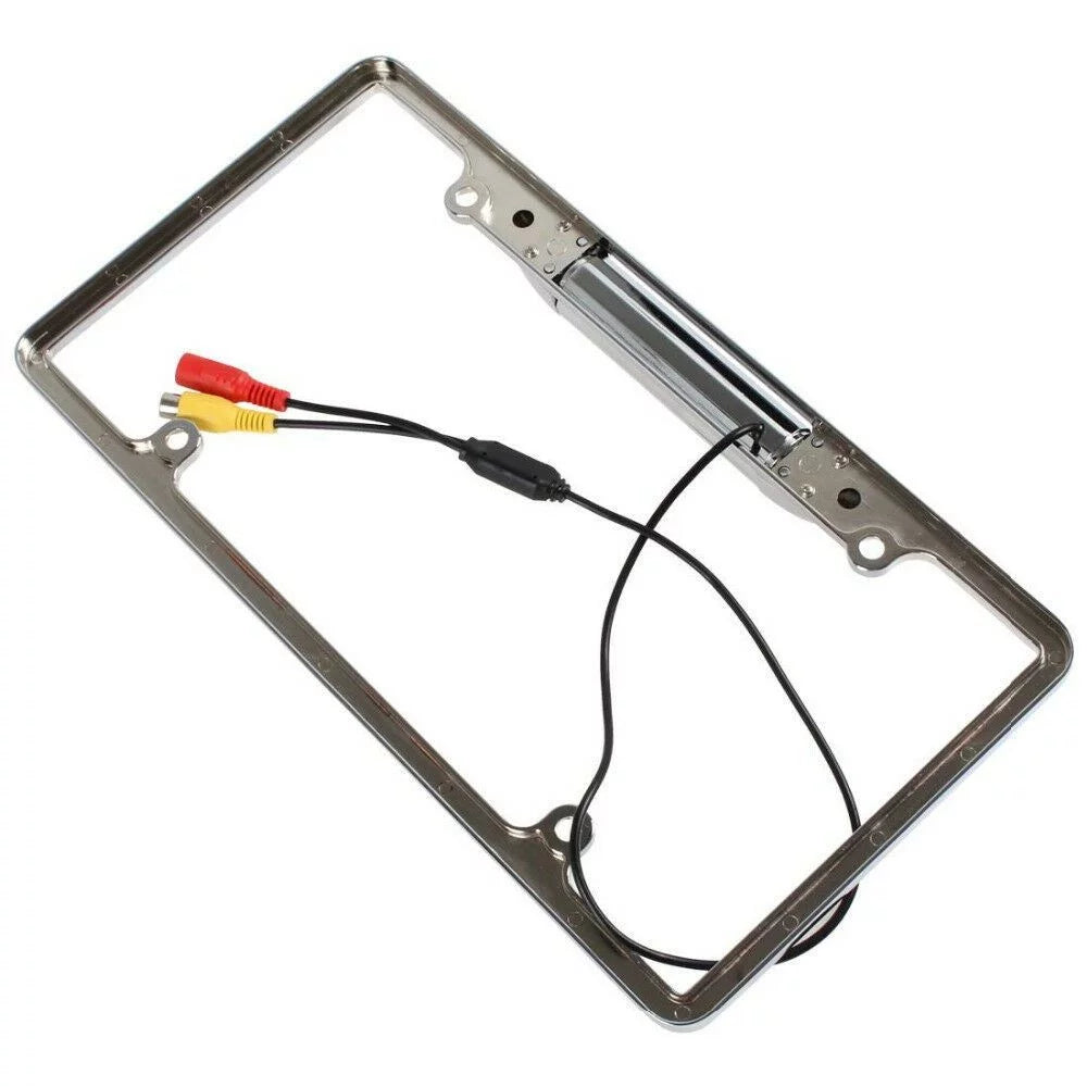 Car 170 License Plate Frame Rearview Reverse Backup Camera Kit Night Vision