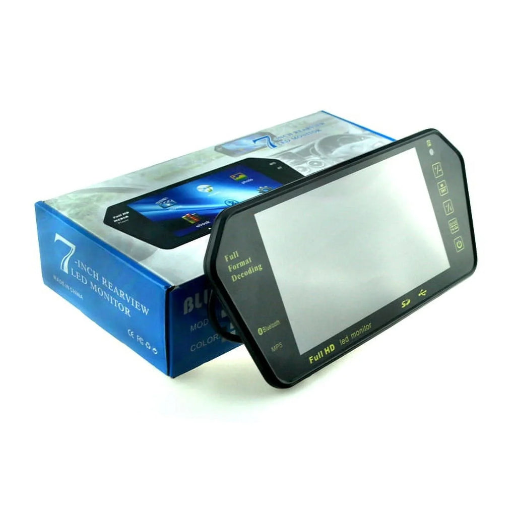 7 Inch   Display 800*480 Parking System Rear View Camera MP5 // Car Mirror Monitor Transimitter Night Vision 12-24V