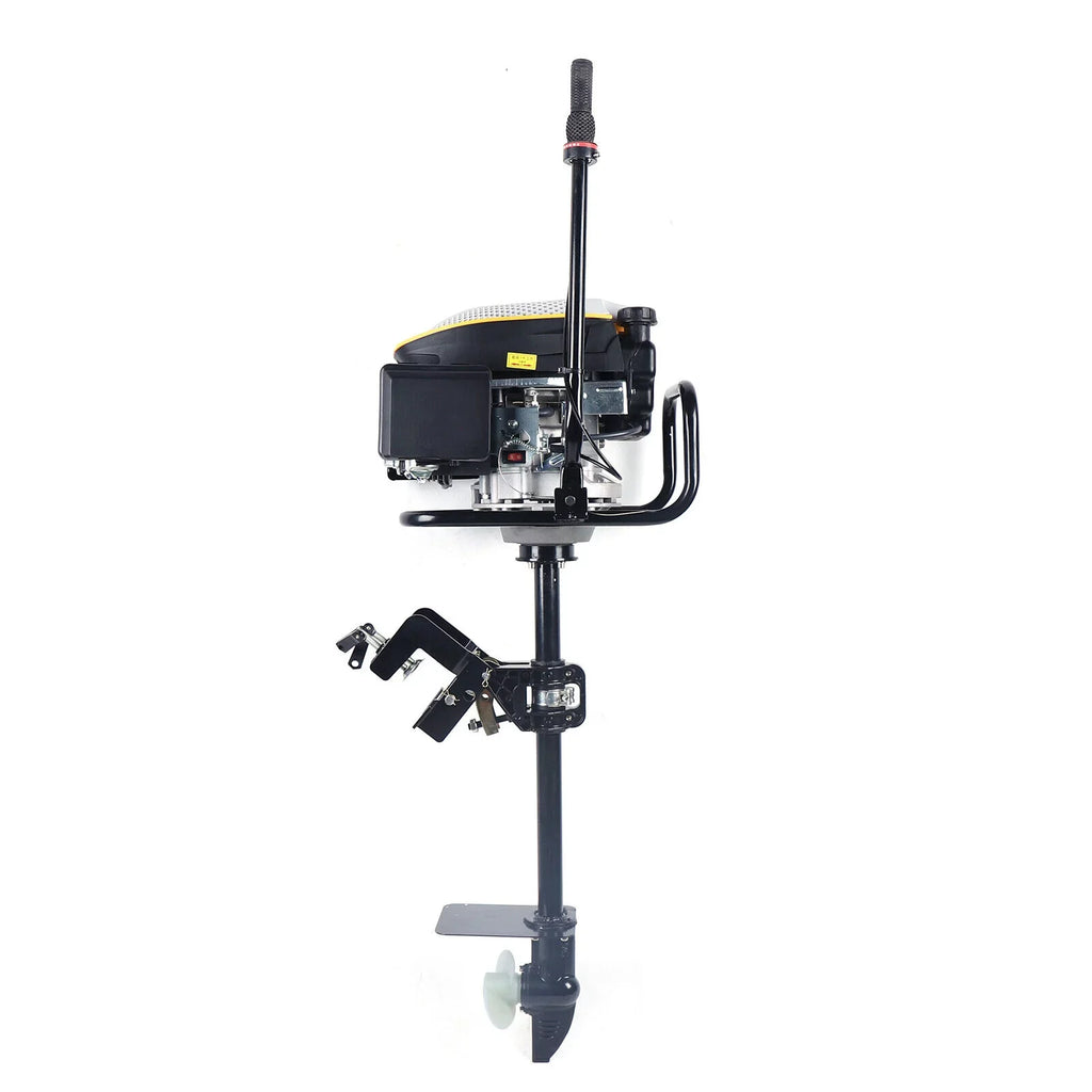 Miumaeov 4 Stroke 9  Outboard Motor 225  Fishing Boat Engine Air Cooling Single Cylinder Heavy Duty Boat Engine Marine Engine with  Ignition System 3600 r/min
