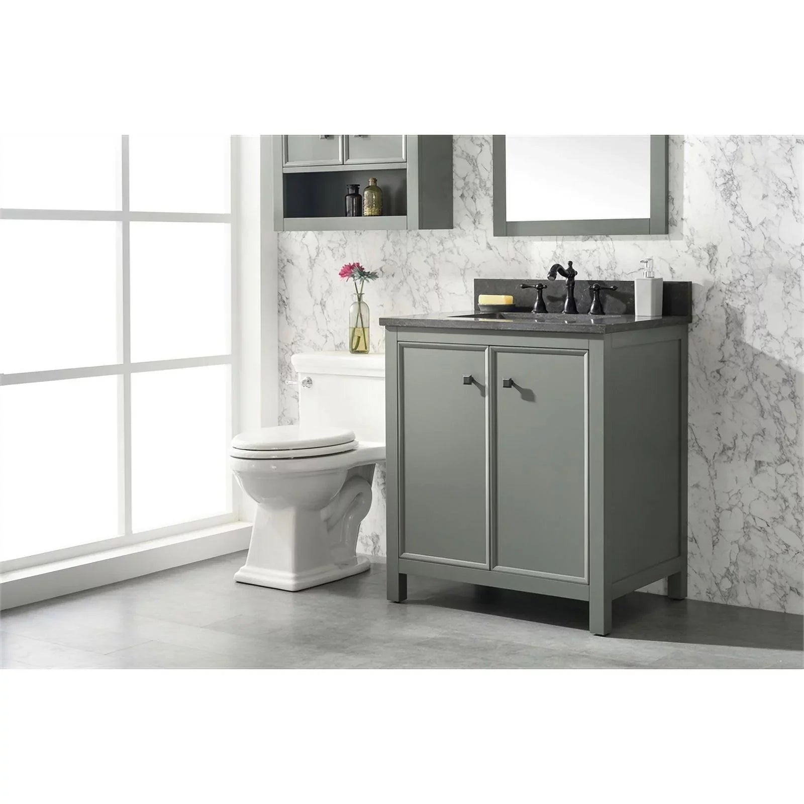 Legion Furniture 30" Contemporary /Veneer Wood Sink Vanity Cabinet - Green
