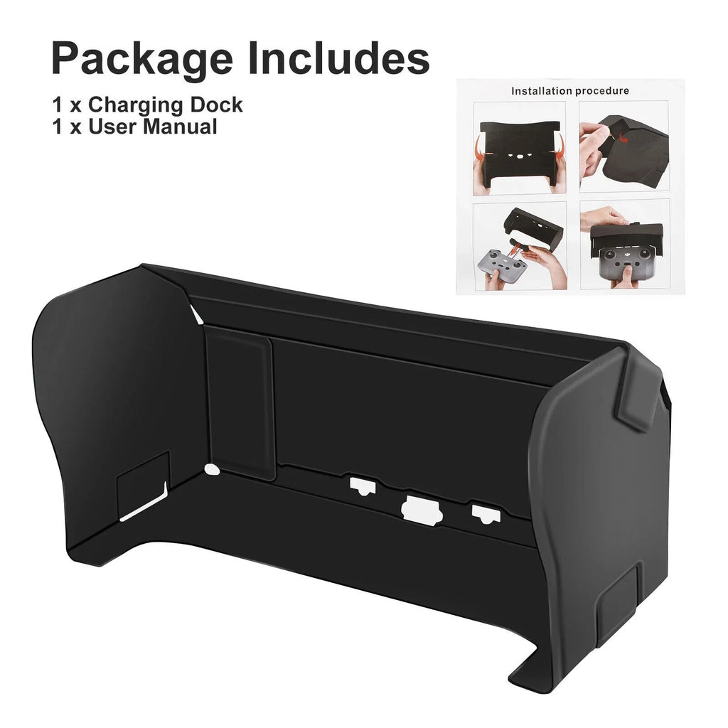 Foldable  Phone Sun Shade Hood for  Mavic Mini 2 Air 2 Drone Remote Control