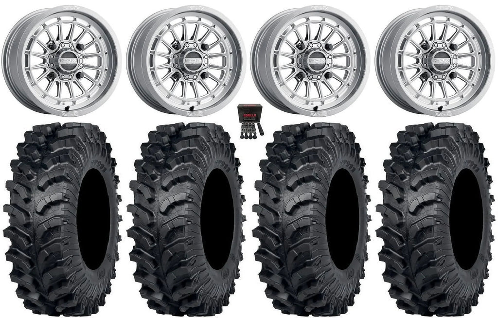 MetalFX Delta Contrast Cut 15" Wheels Gm 34" MT911 Tires Polaris   1000 /   / Ranger  900/1000