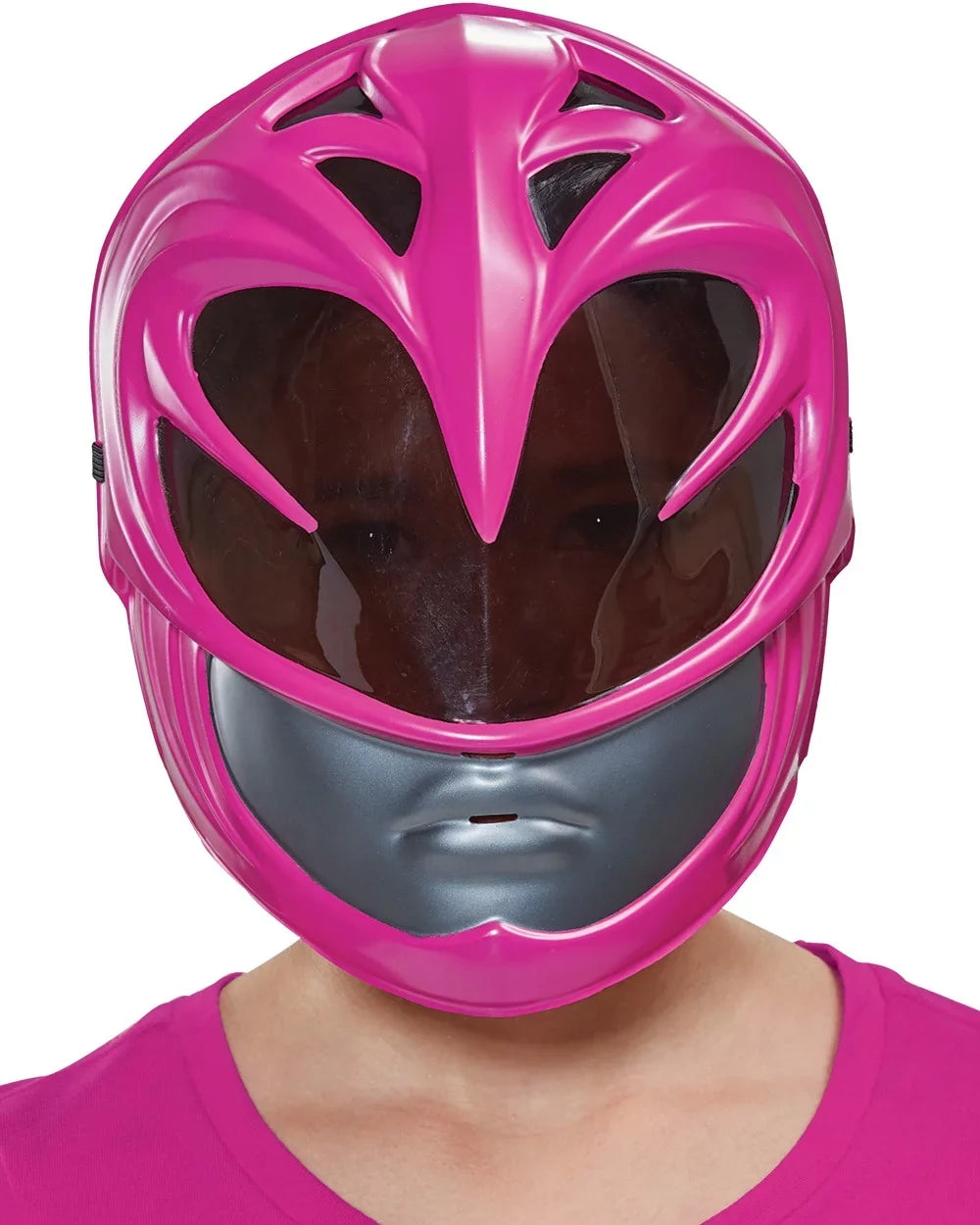 Morris Costumes Child's Pink Ranger Vacuform Mask - Power Rangers Movie 2017