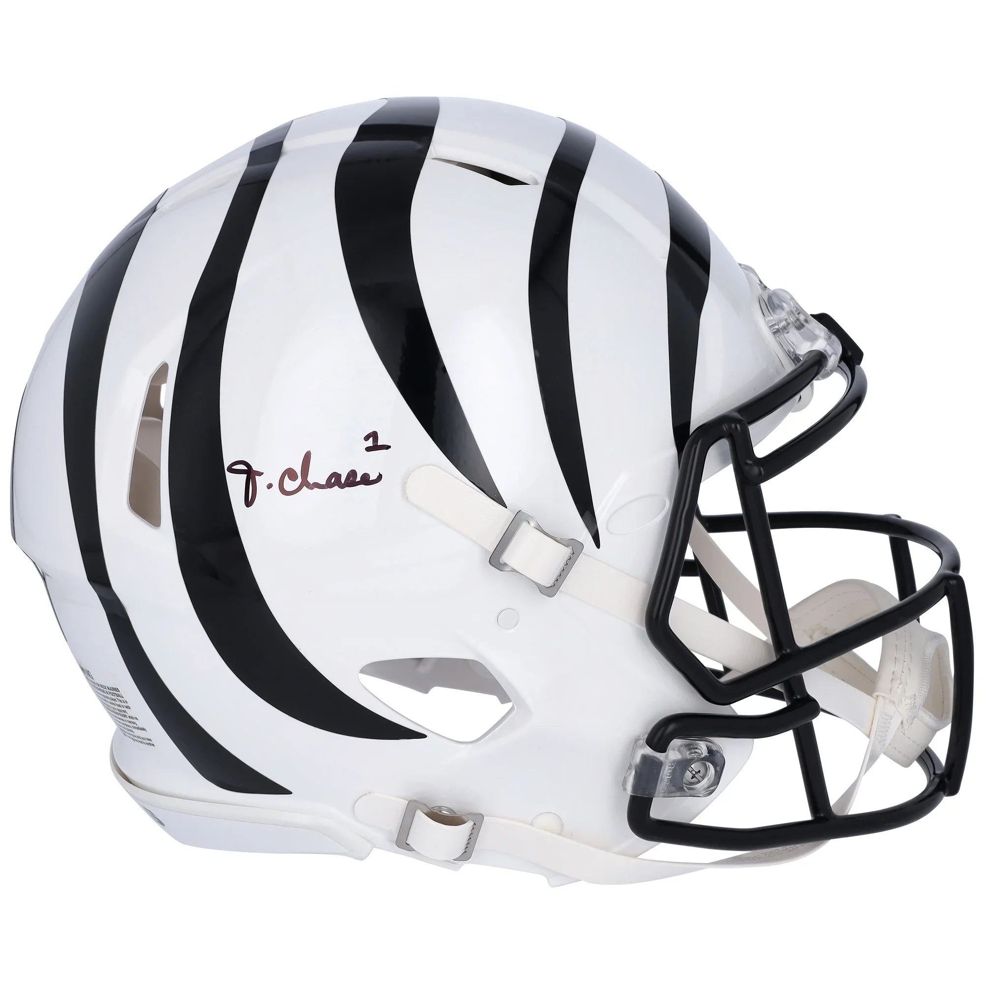 Ja'Marr Chase Cincinnati Bengals Autographed Riddell 2022 On Field Alternate Speed Authentic Helmet
